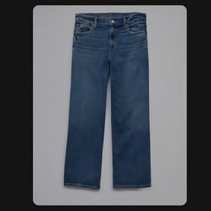 American Eagle Outfitters High Waisted Stovepipe Crop Jean In Dark Dreams